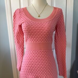 Juicy Couture Pink Polka Dot Knit Top